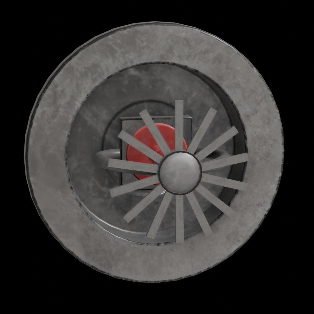 Fire Safety Pack Low-poly 3D model_4