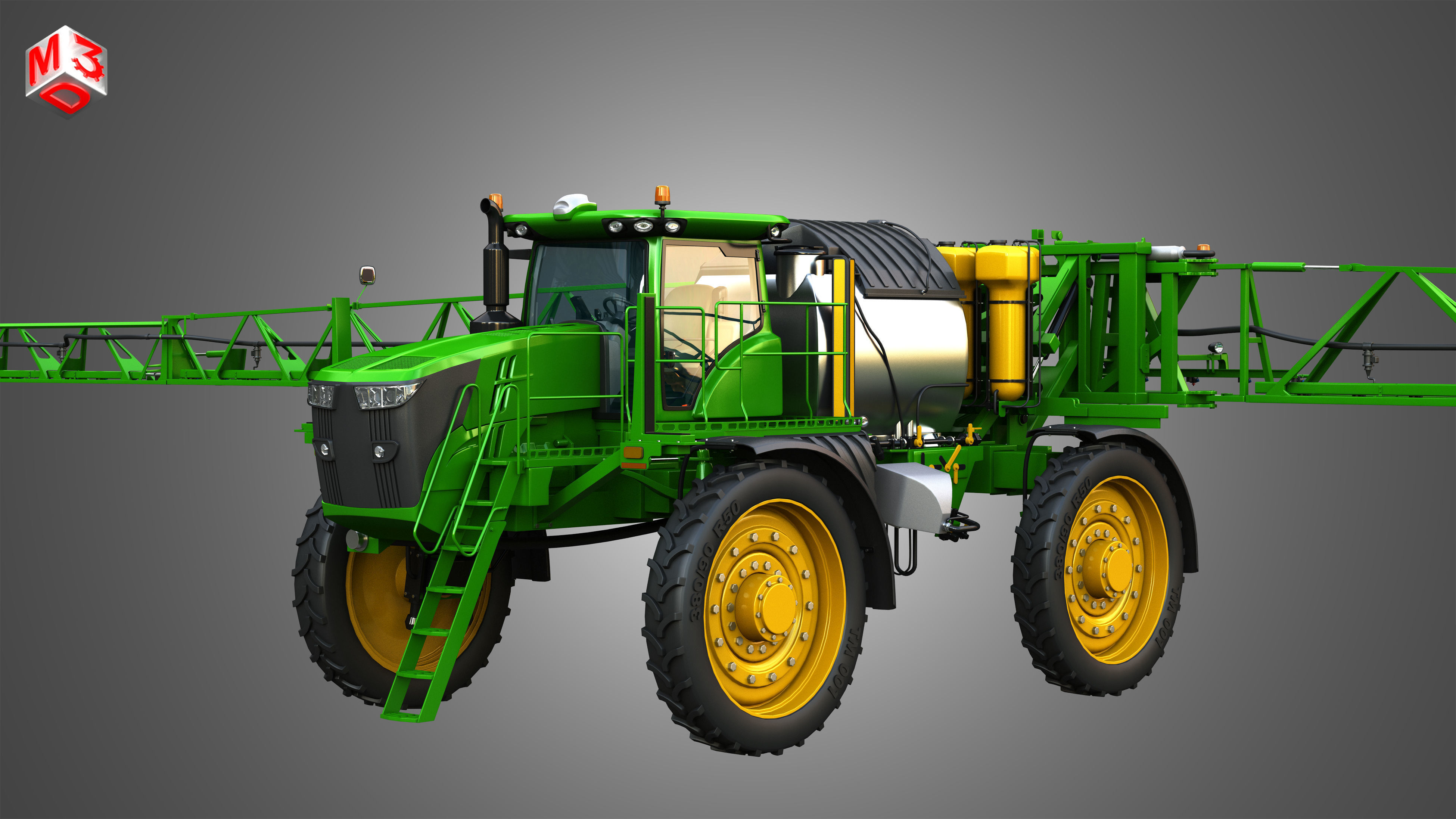 R4045 Self Propelled Sprayer 3D model_1