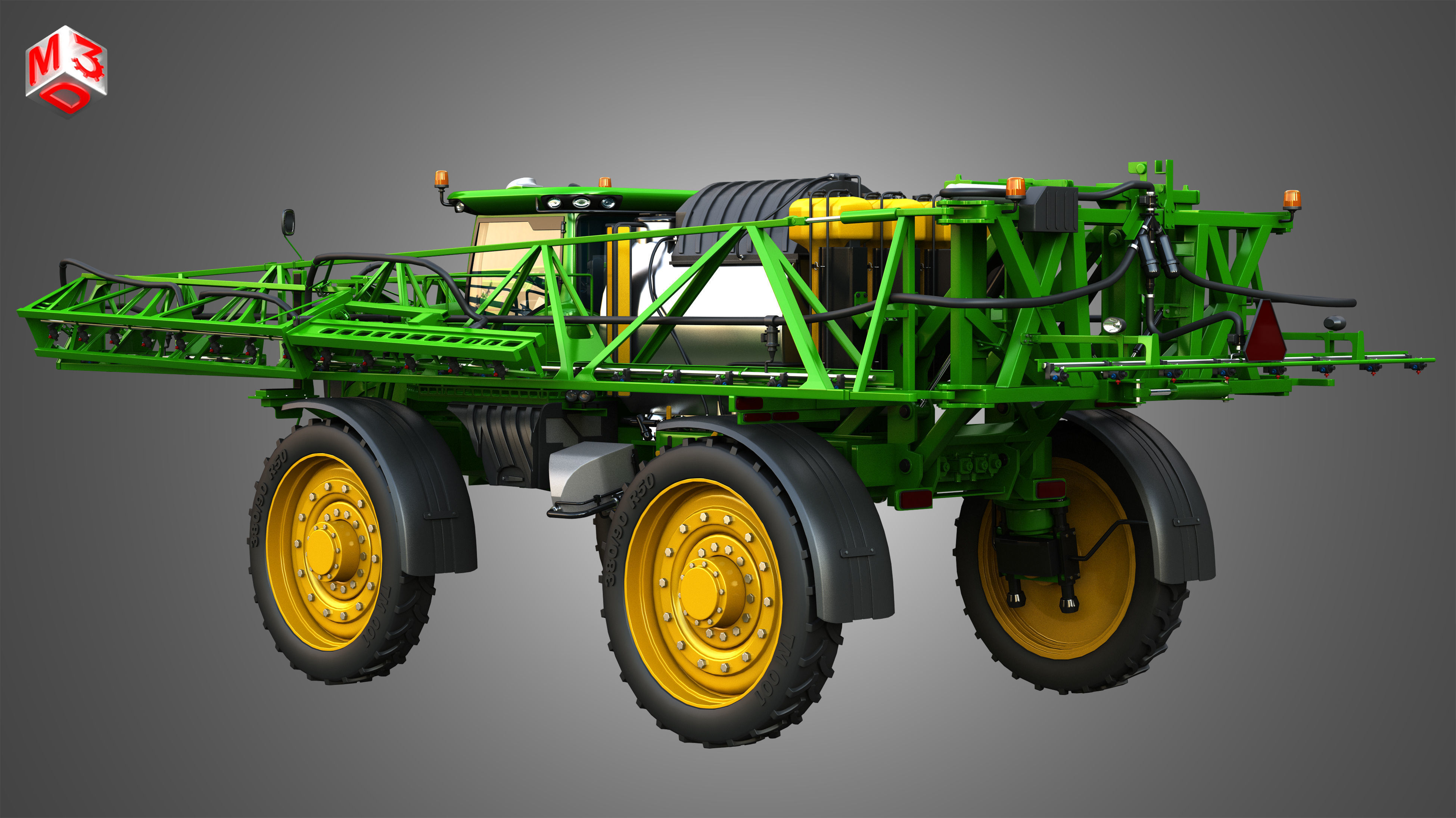 R4045 Self Propelled Sprayer 3D model_7