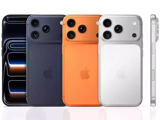 Apple iPhone 17 Pro and Pro Max 2025  3D model