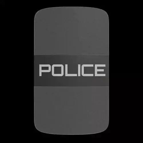 Transparent Police Riot Shield