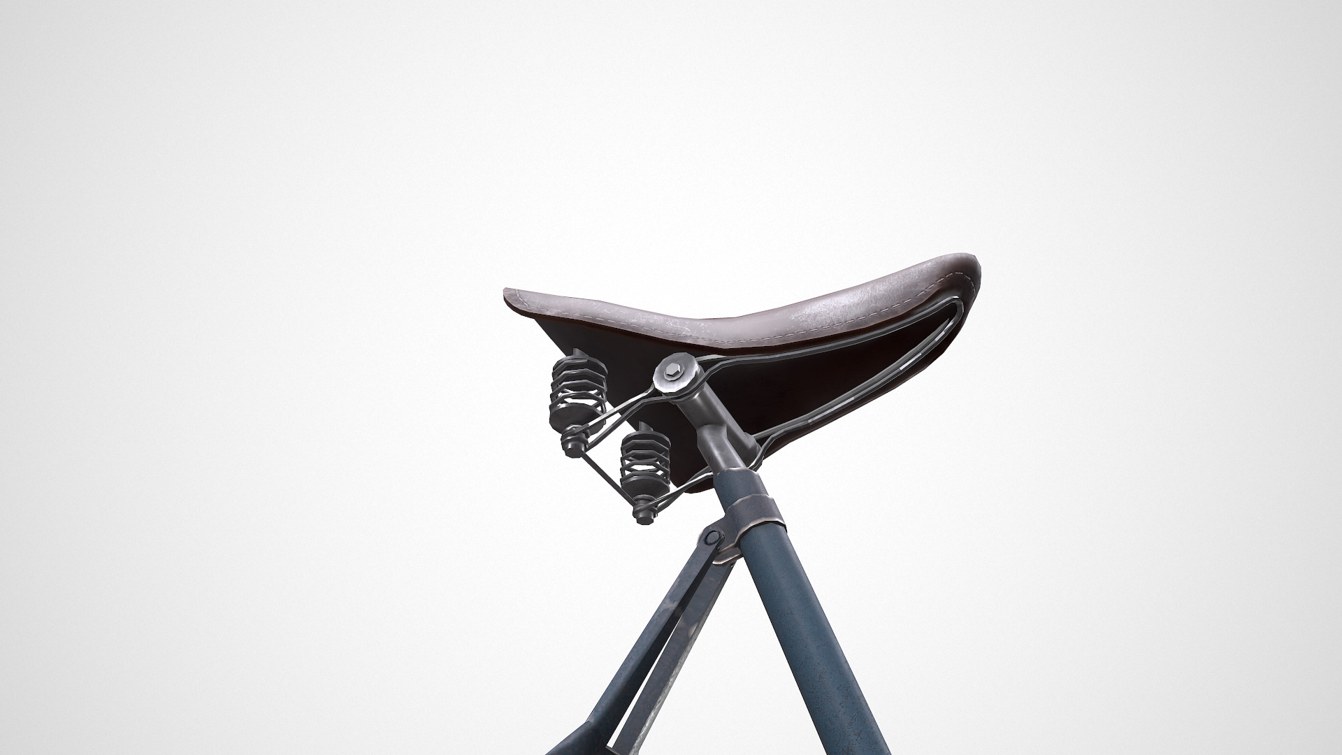 Old Vintage Bicycle Low-poly PBR Low-poly 3D model_19