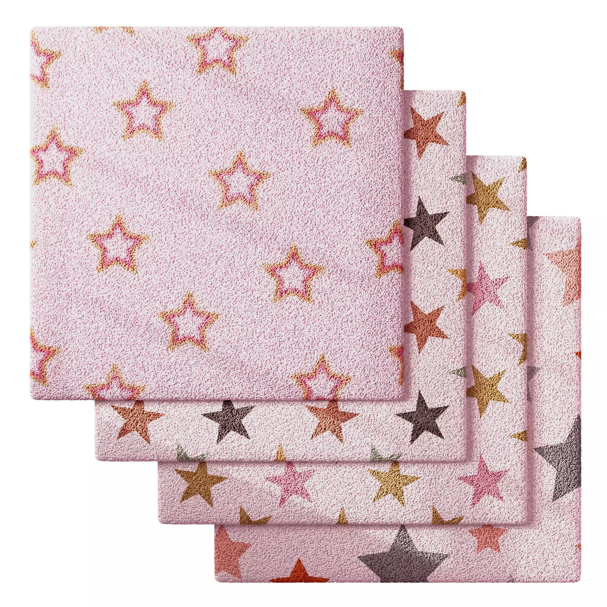 Kids Carpet Set 24 3D model_0