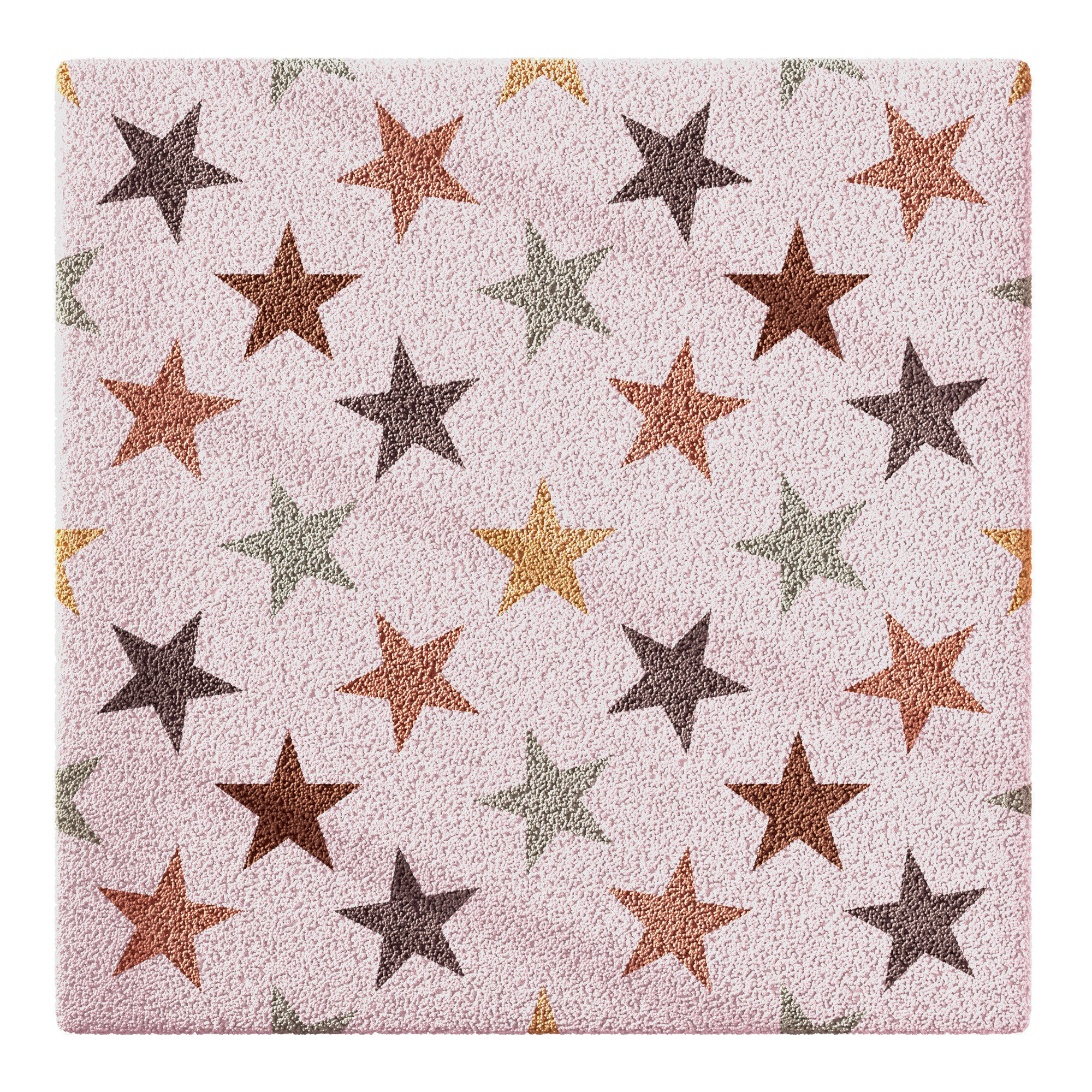 Kids Carpet Set 24 3D model_2