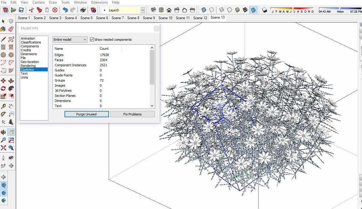 Plant Coreopsis Tickseed Low-poly 3D model_12