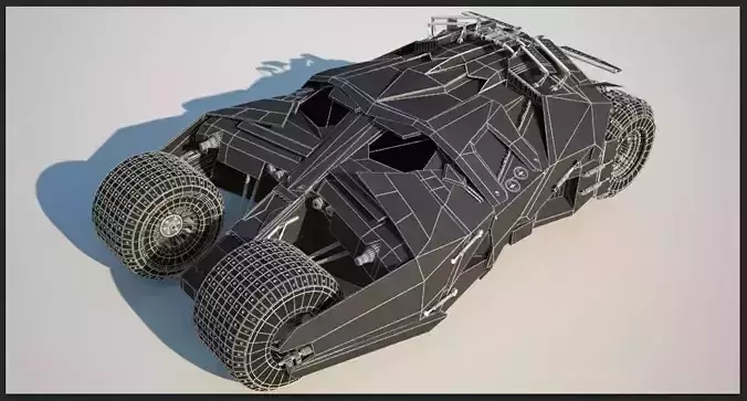 Tumbler - The Dark Knight 3D model