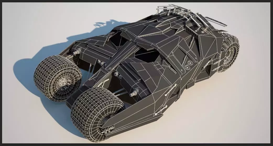 Tumbler - The Dark Knight 3D model_0