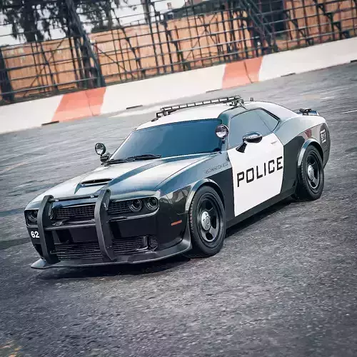 American Muscle Police Car
