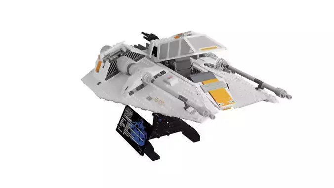 Wikibricks3D - 75144 Snowspeeder 3D print model