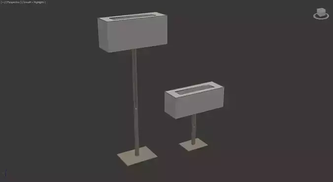 BB Italia canisse lamp Free 3D model