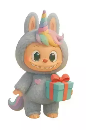 labubu unicorn dol