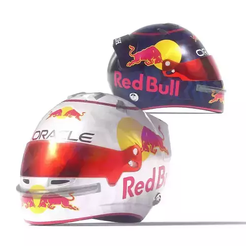 Two Redbull Helmet -  Blue and White 