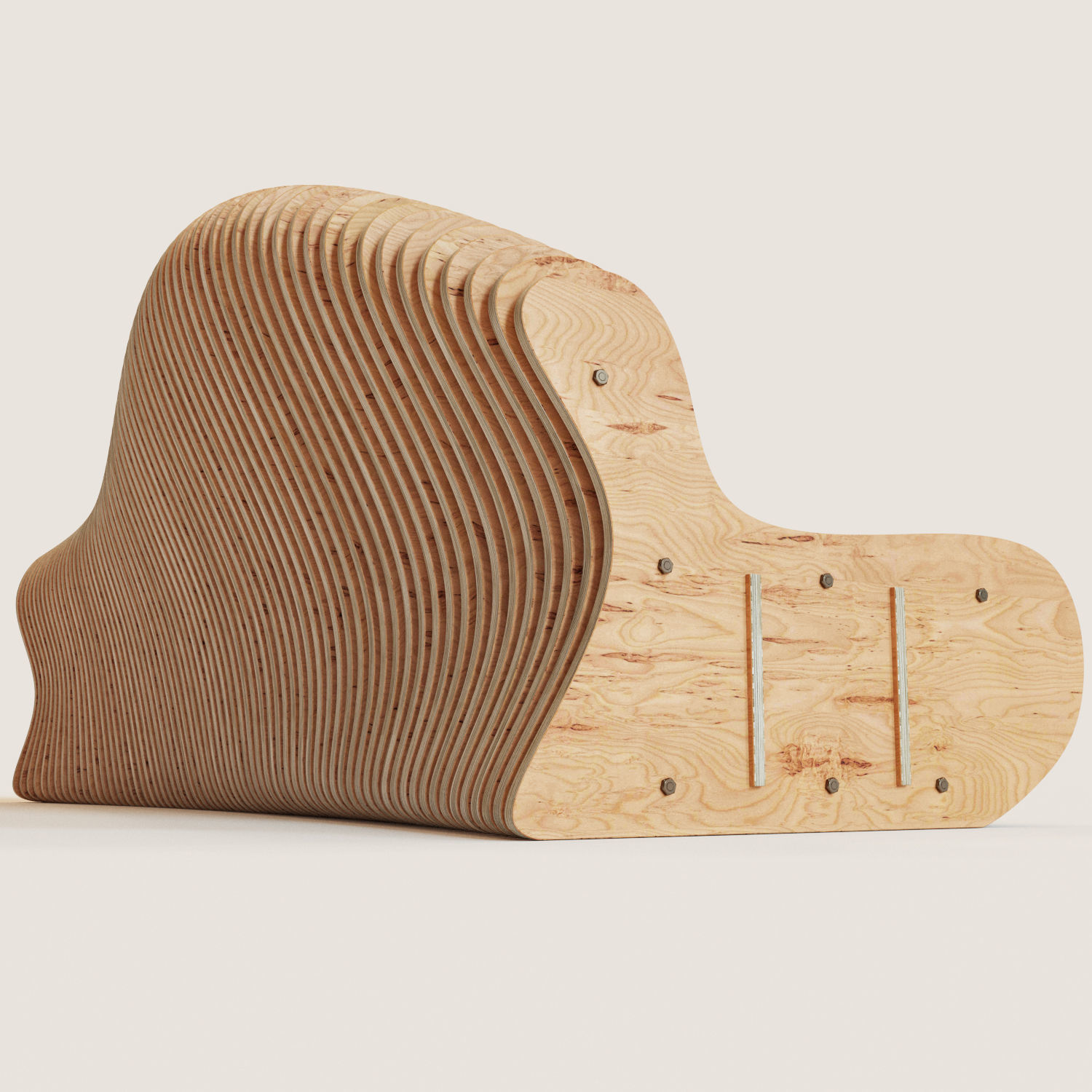 Parametric bench 3 3D model_3