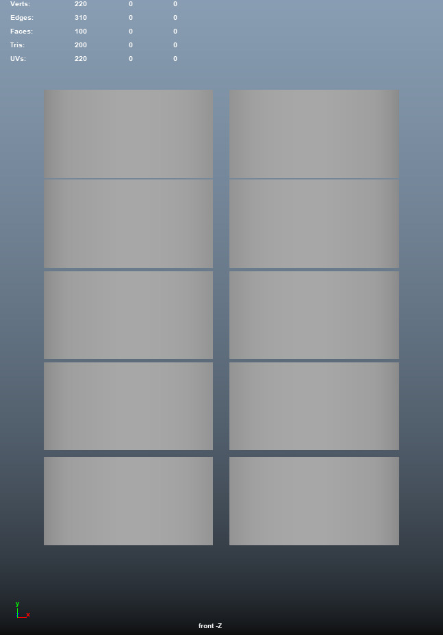 10 Eyebrows Pack 04 Low-poly 3D model Low-poly 3D model_5