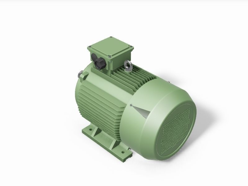 225S B3 Top IEC electric motor - 3D CAD model 3D model_3