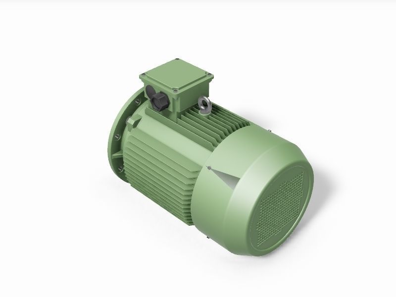 225S B5 IEC electric motor - 3D CAD model 3D model_3