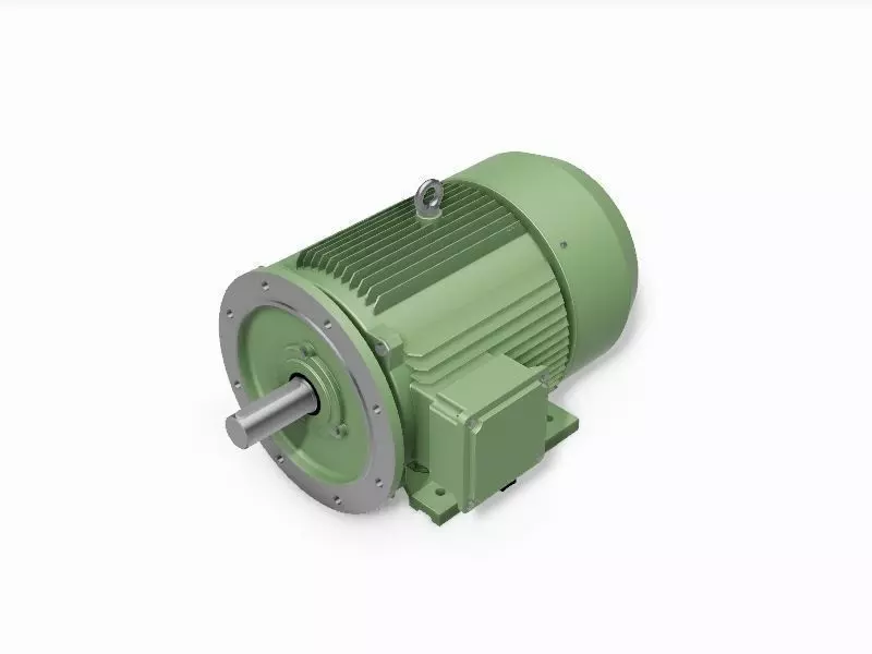 225S B35 Right IEC electric motor - 3D CAD model 3D model_0