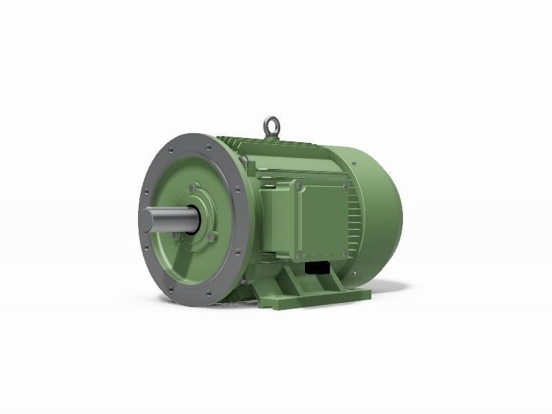 225S B35 Right IEC electric motor - 3D CAD model 3D model_1