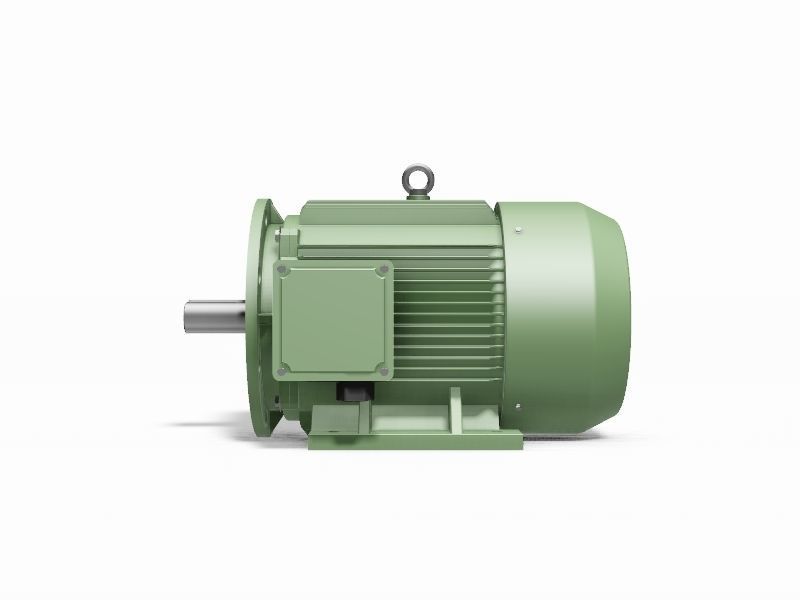 225S B35 Right IEC electric motor - 3D CAD model 3D model_2