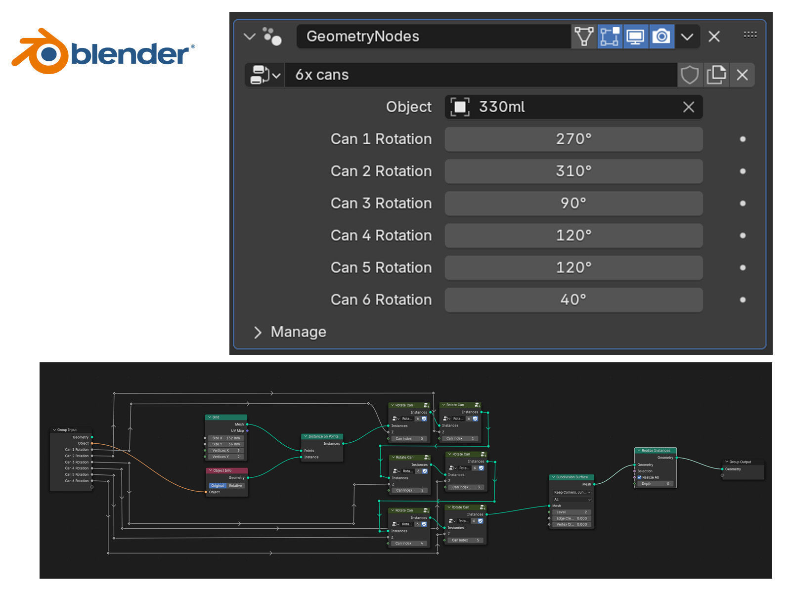 6 pack 330ml beverage cans in a cardboard sleeve 3D model_10
