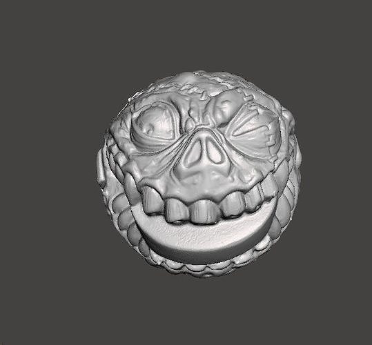 MADBALLS PUCK EATER FIGURE MONSTER PLASTIC 80s TOY KIDS PVC 3D print model