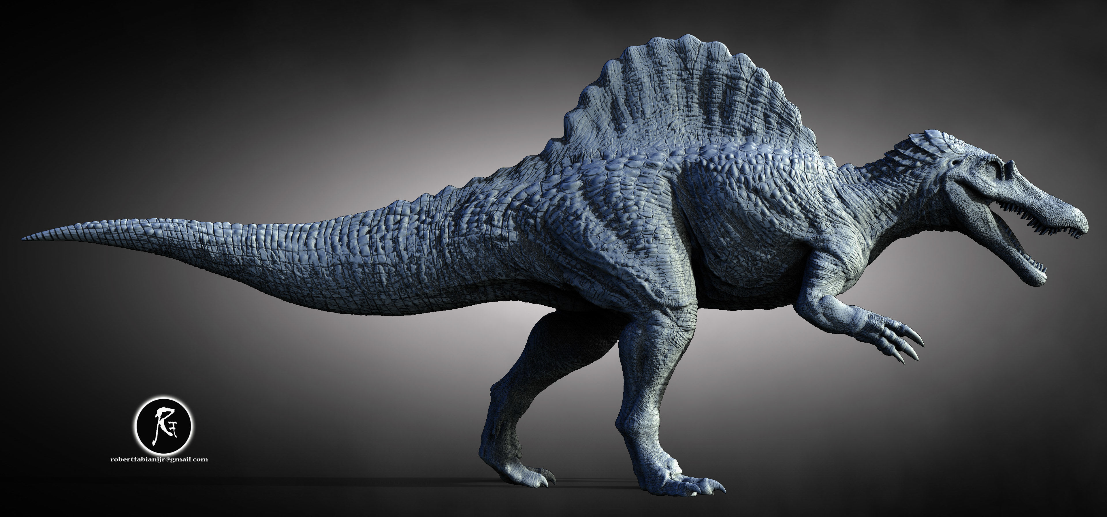 Spinosaurus Hybrid 3D print model_2