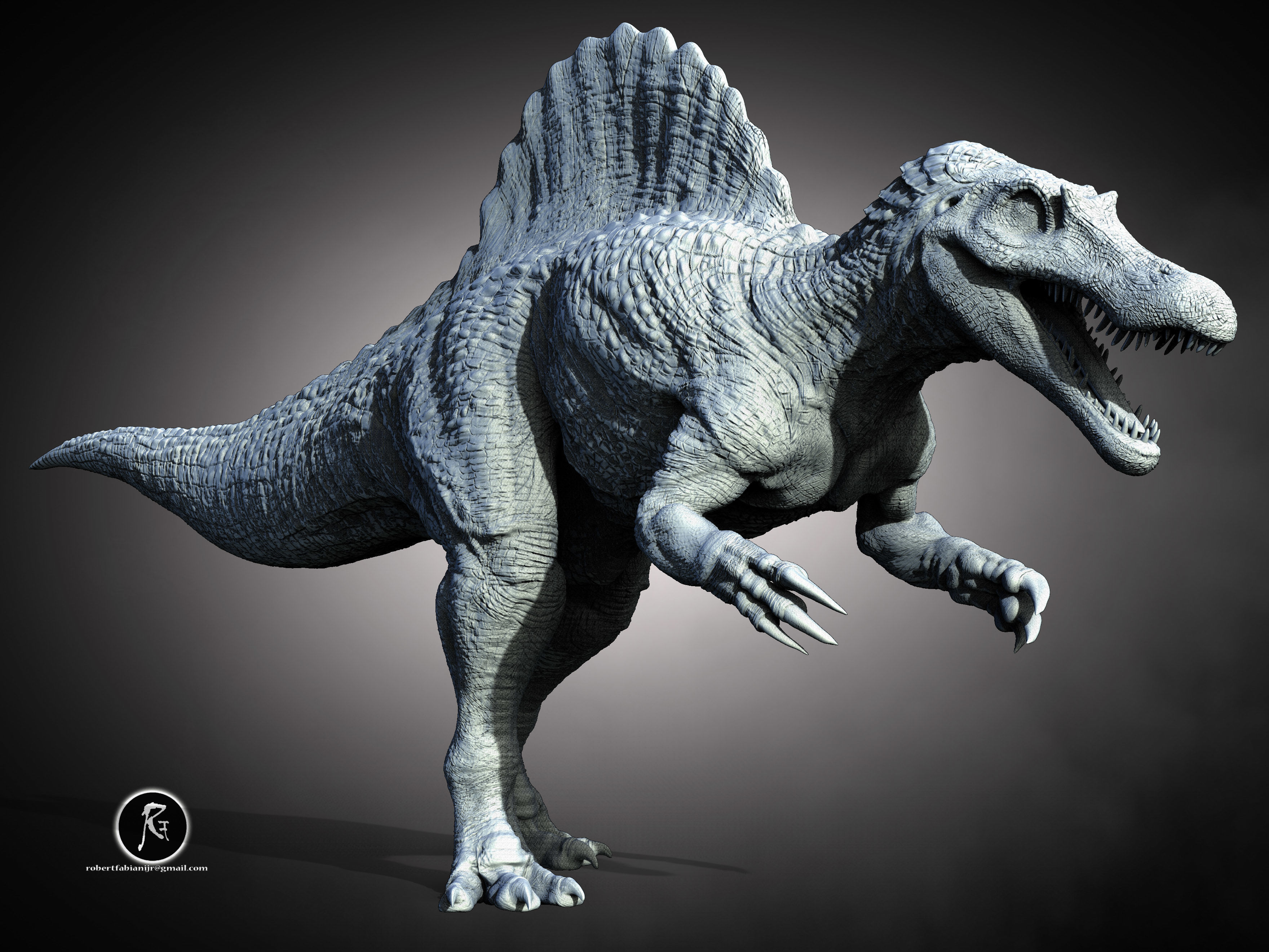 Spinosaurus Hybrid 3D print model_3