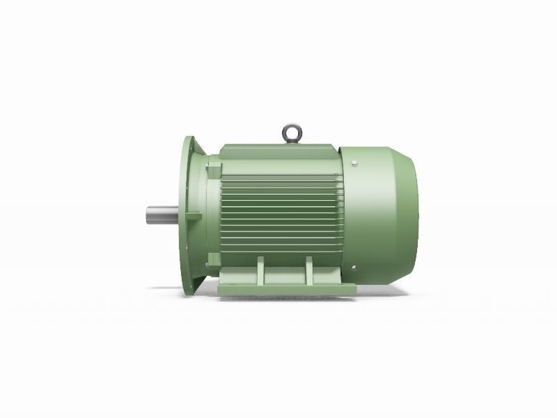 250M B35 Left 4-8 Pole IEC electric motor - 3D CAD model 3D model_2