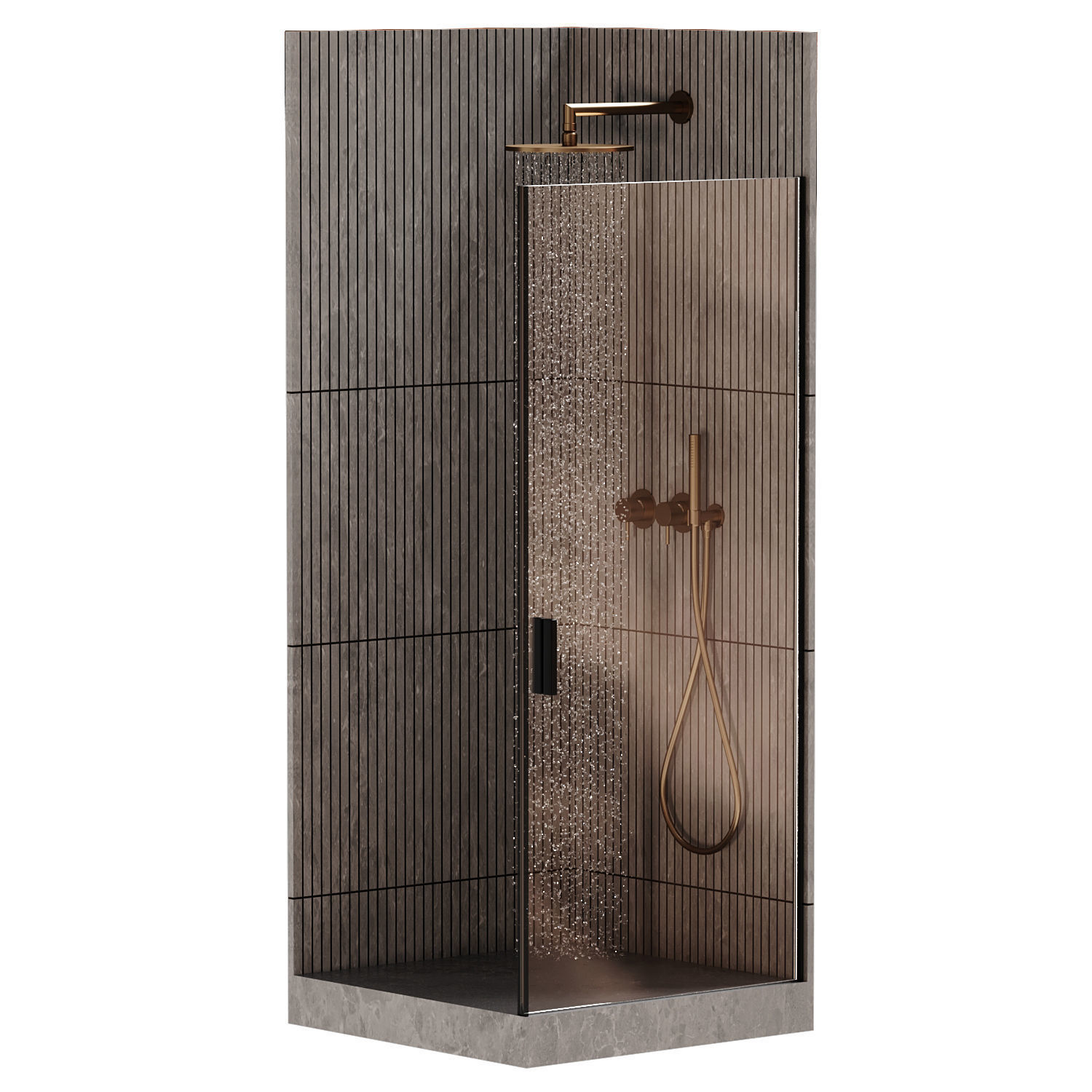 Shower cabin 04 3D model_1