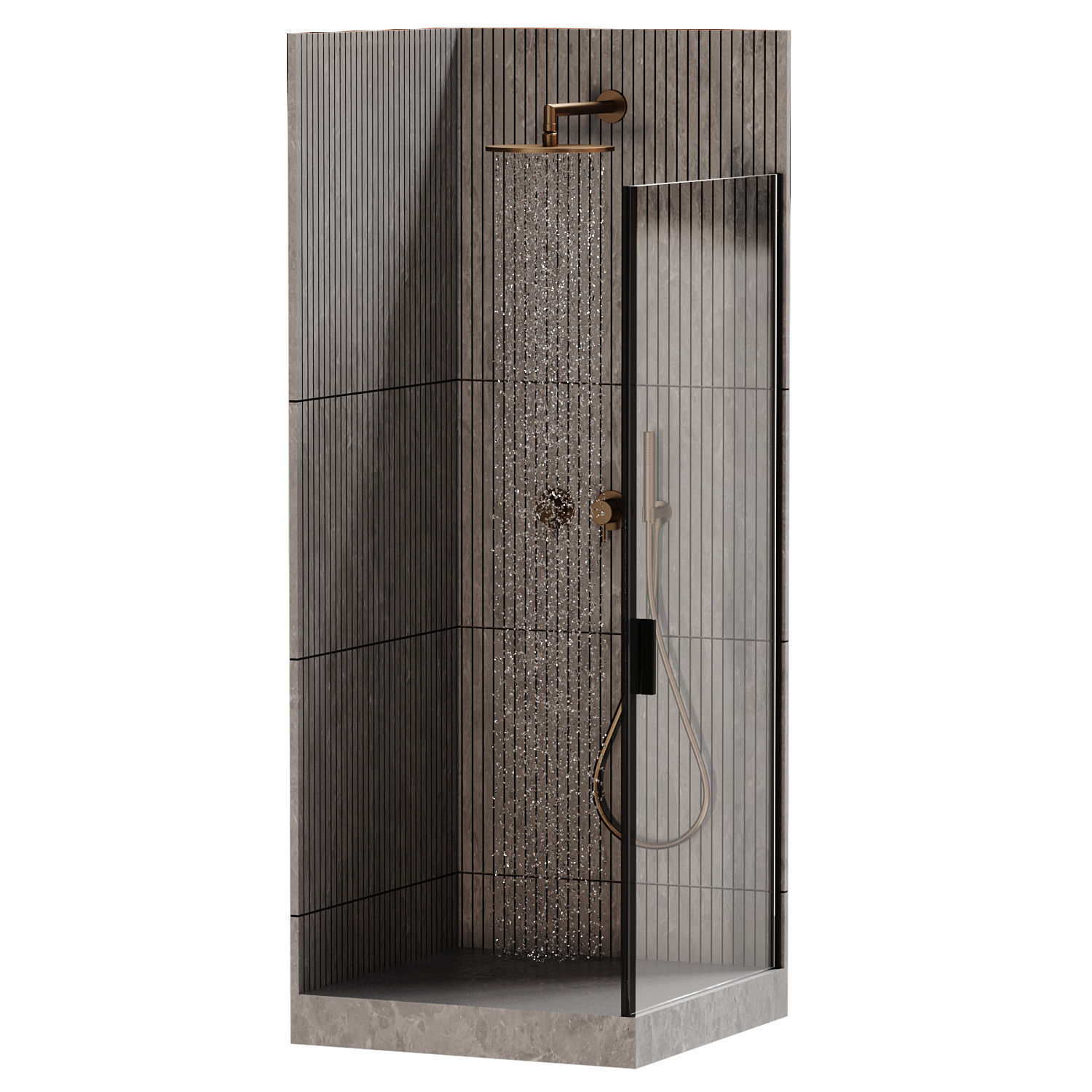 Shower cabin 04 3D model_2