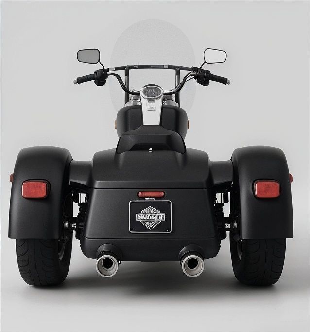 Harley Davidson Tri Glide Ultra Classic Low-poly 3D model_1