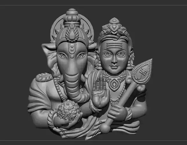 Ganesh and Kartik  3D print model