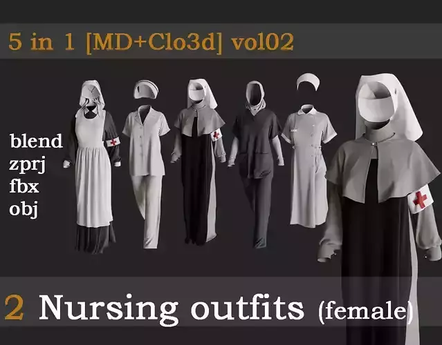 5 Nursing outfits vol02