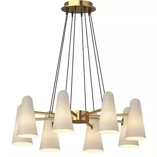 Pendant Lamp LUMI Low-poly 3D model
