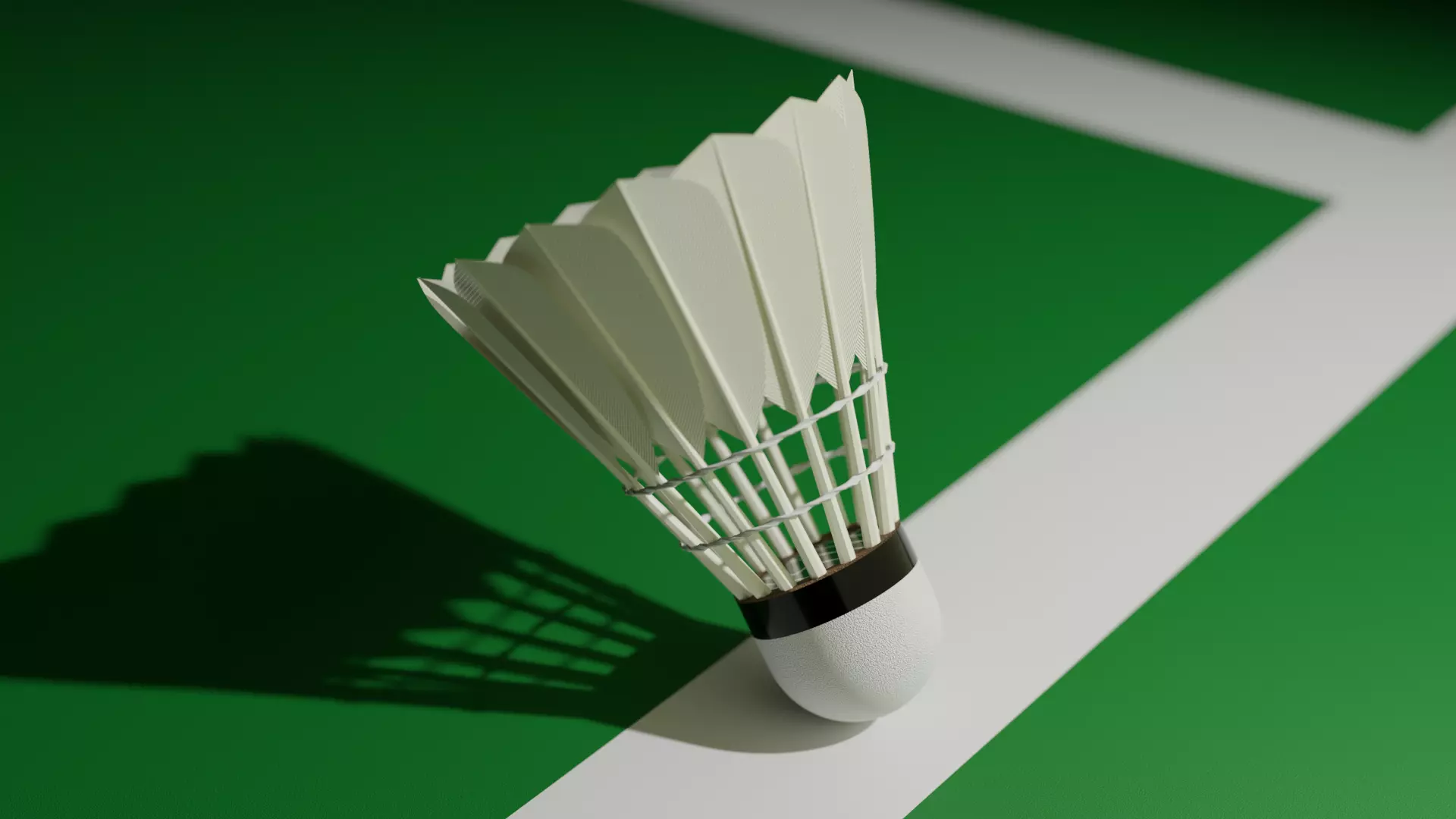 Badminton Ball 3D model