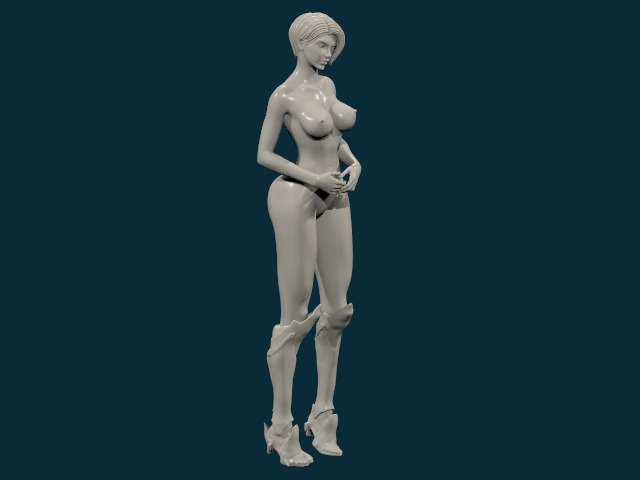 THICK ASS SEXY GIRL 7 3D print model_5