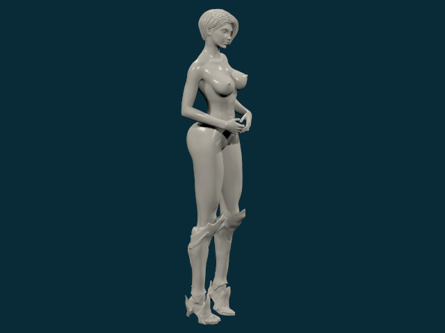 THICK ASS SEXY GIRL 7 3D print model_6
