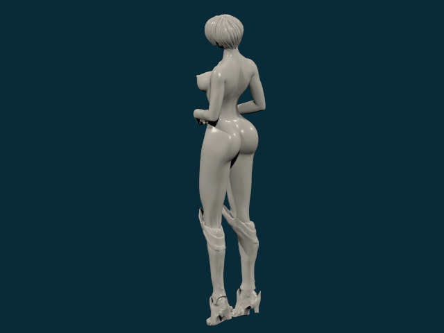 THICK ASS SEXY GIRL 7 3D print model_20