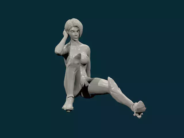 THICK ASS SEXY GIRL 6 3D print model