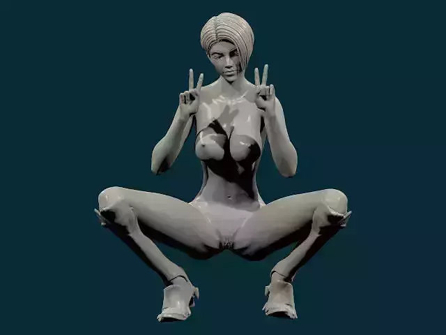 THICK ASS SEXY GIRL 5 3D print model