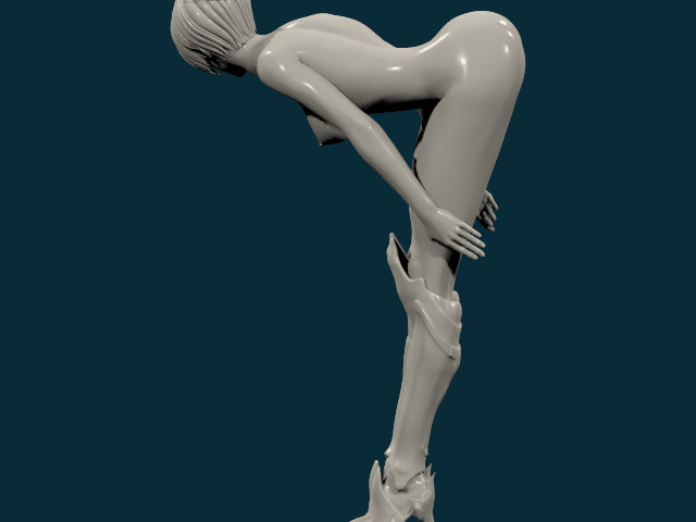 THICK ASS SEXY GIRL 3 3D print model_15