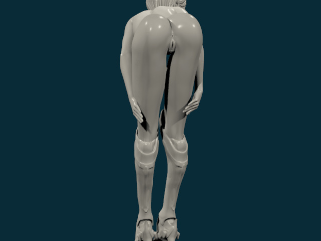 THICK ASS SEXY GIRL 3 3D print model_9