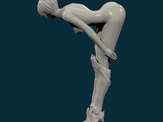 THICK ASS SEXY GIRL 3 3D print model_16