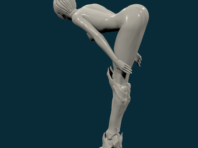 THICK ASS SEXY GIRL 3 3D print model_14