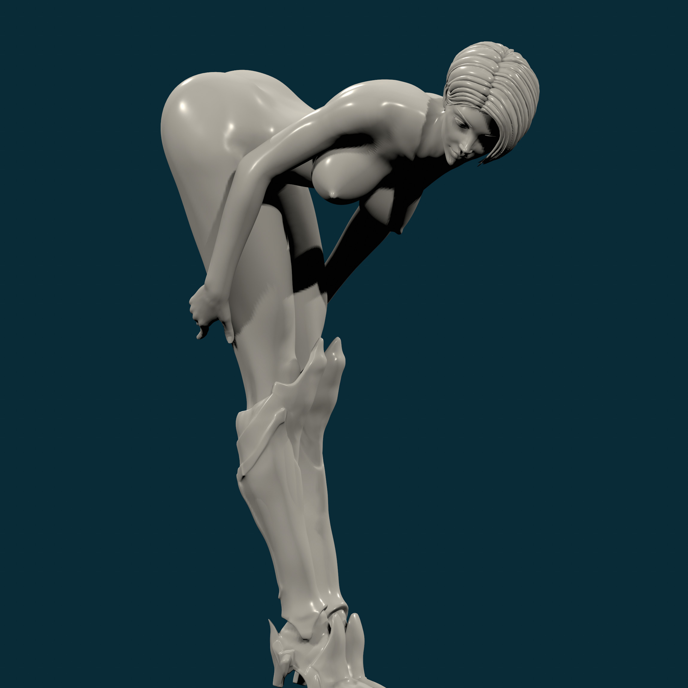 THICK ASS SEXY GIRL 3 3D print model_25