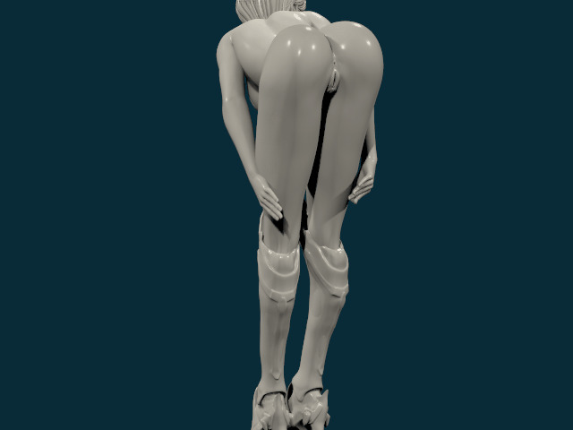 THICK ASS SEXY GIRL 3 3D print model_10