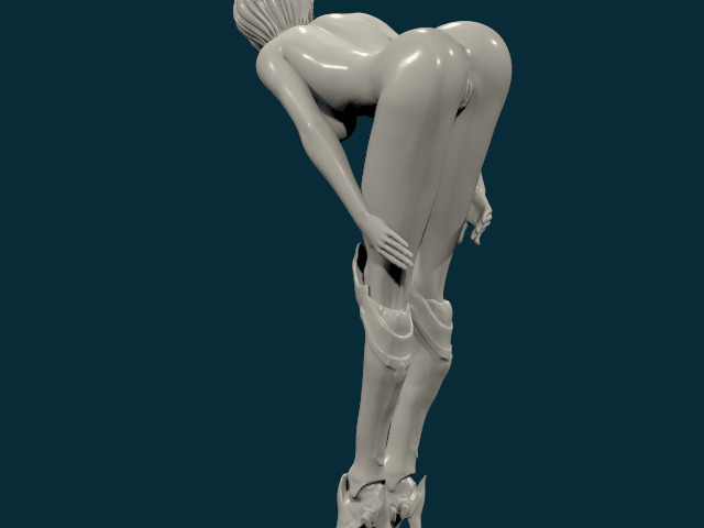 THICK ASS SEXY GIRL 3 3D print model_12
