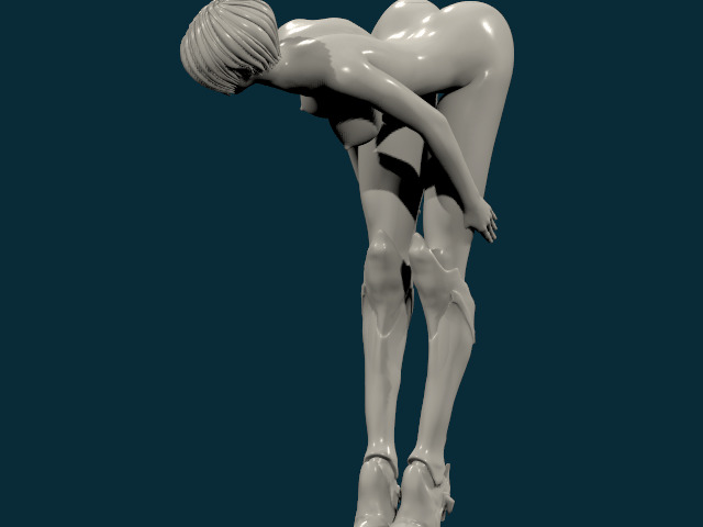 THICK ASS SEXY GIRL 3 3D print model_20