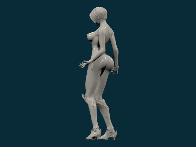 THICK ASS SEXY GIRL 22 3D print model_20