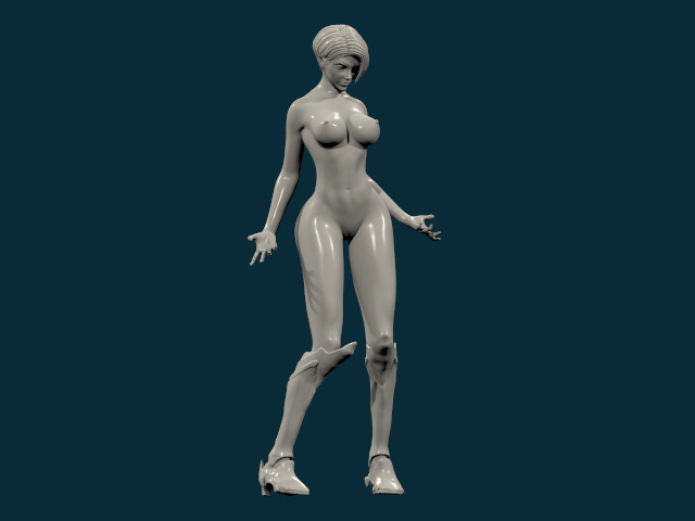 THICK ASS SEXY GIRL 22 3D print model_2